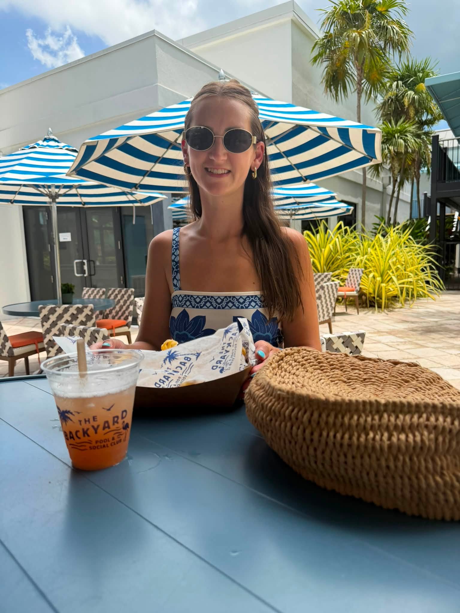 lunch at Rum Row, Blue Flamingo Resort
