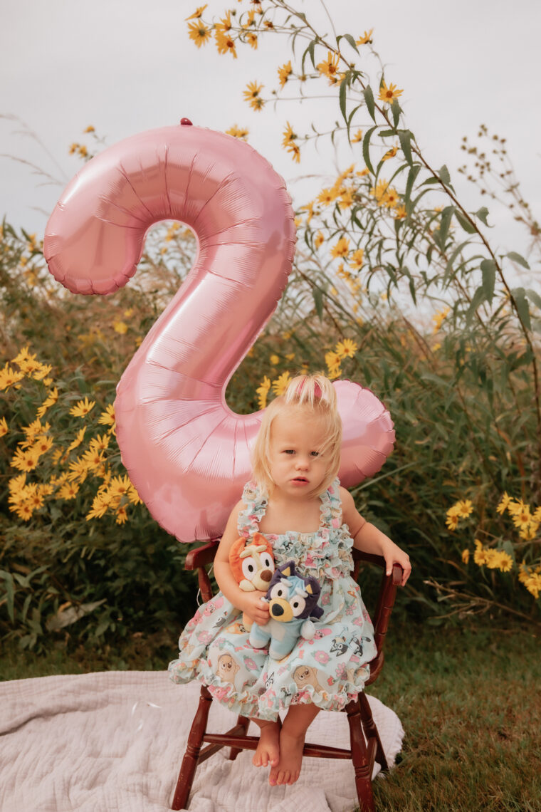 second birthday photo shoot